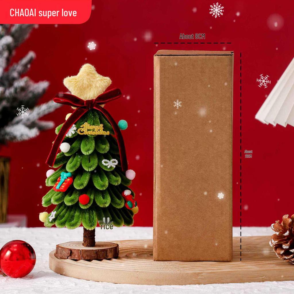 Mini Ensemble de Décoration d'Arbre de Noël de Table de 30 cm