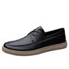 Old Man Head Men's Shoes Leather Shoes Fleece Lace-up Comfortable Soft Sole Business Casual Cotton Leather Shoes