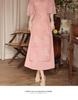 Orchid Green Summer 2025 Cheongsam: Chinese-Style Young Girl's Ao Dai Tea Dress for College Send-Off