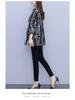 2024 Spring/Summer Chic Chiffon Shirt - Plus Size, Loose Fit, Three-Quarter Sleeves for Middle-Aged Women