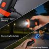 Portable Ultrasonic Dog Repeller Rechargeable Handheld Bark Deterrent Device with Lanyard LED Light Dog Training Tool