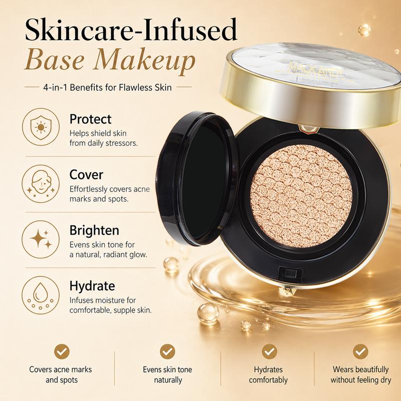Cushion BB Cream Moisturizing Moisturizing Beauty Cream Concealer Natural Light Cream Skin Brightening Liquid Foundation