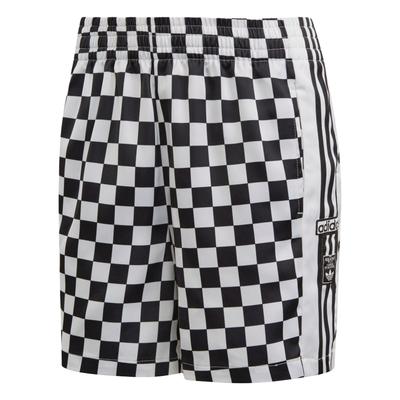 Originals Sport Lifestyle Serie Karomuster Streifen Design Atmungsaktive Sporthorts Damen Shorts Schwarz Weiß DU9716