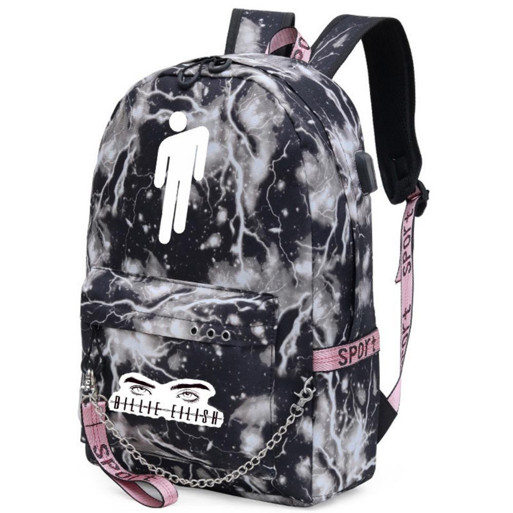 Backpack Star L Empty USB Charging Travel Backpack Student Bag