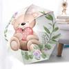 Cute Bear Pattern Folding Umbrella Fashion Auto-Open 8 Iron Ribs Plastic Handle Foldable Sunshade Perfect Christmas Gifts