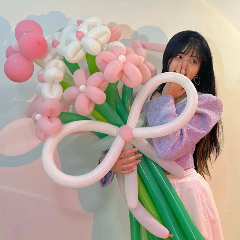 

Набір для букету з кульок Ромашки - Довгі кульки для фотографій