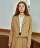 Near&Dear Mini Pocket Crop Jacket Beige