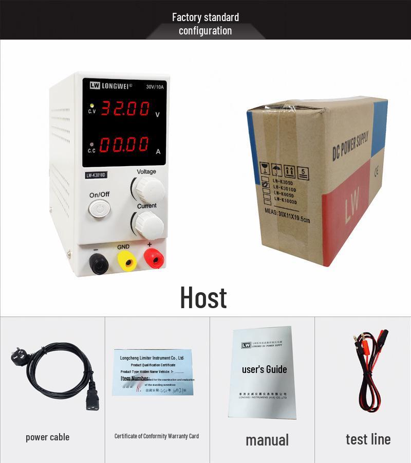 Longwei 30V 5A Adjustable DC Power Supply K305D with LED Display