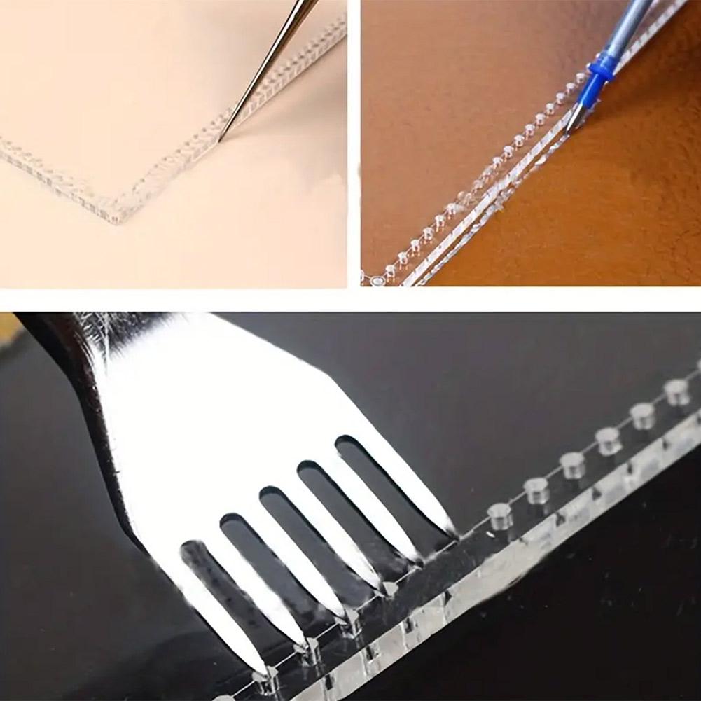 Акриловый шаблон кошелька Прозрачный антискользящий лоскутный шаблон Линейки для профессионального любителя China Mainland