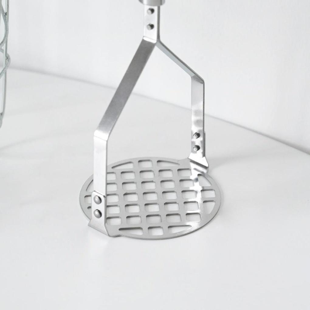Simple White Stainless Steel Potato Mashing Machine