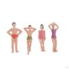 20pcs 1:50 Scale Colorful Figures, Model Trains Scenery S HO for Miniature Scenes, Diorama