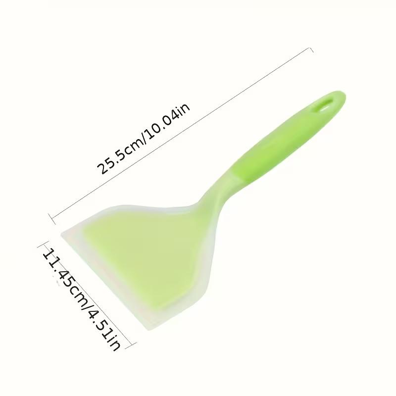 Silicone Spatula Cooking Utensils Beef Meat Egg Kitchen Scraper Wide Pizza Cooking Tools Shovel High Temperature Resistant Non-stick Spatula