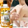 1PC 500ml Turmeric Essence,Honey/Almond/Orange/Cherry/Tomato Serum,Body Essential Oil, Shrink Pores