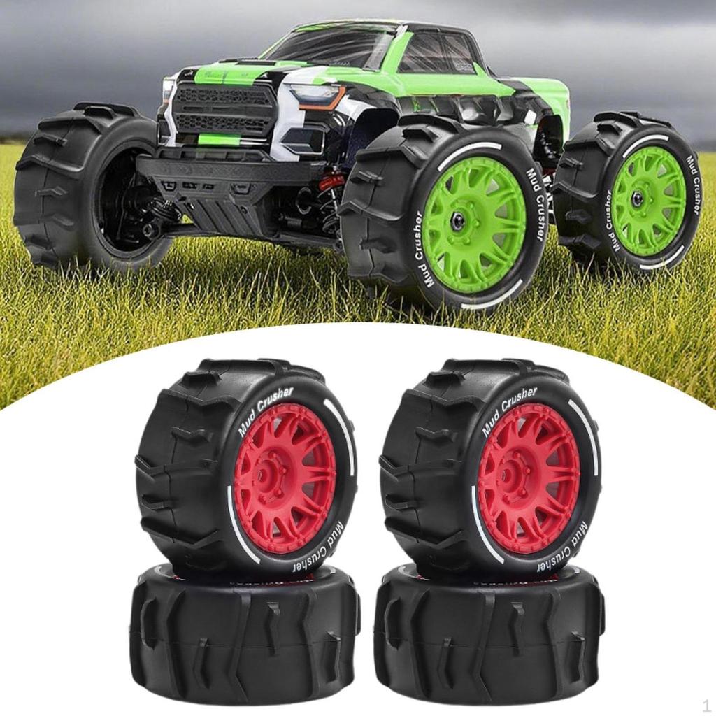 1/18 RC Car Tires Wheels Remote Control Sand Tire Easily Install