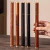 Ebony Buddhist Incense Holder: Solid Wood Stick & Tube Storage, Portable Gift for Home Use