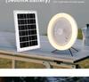 Nordic Minimalist Solar-Powered Multi-Function Camping Fan Light
