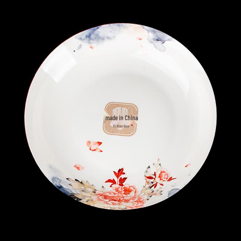 Tang Hui 12-Piece Chinese Retro Ceramic Tableware Set