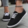 Women's Elegant Solid Color Casual Sports Shoes, Lightweight Lace-up Shoes, Multiple Colors for All Seasons, Comfortable Round Toe Design