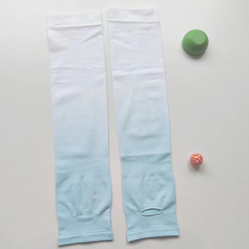 Enhanced Ice Silk UV Protection Arm Sleeves for Men & Women - Cooling and Sun Protection for Cycling & Driving