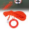 8mm Nylon Floating Lifesaving Wire Snorkeling Safety Rope Boat Diving Swimming Lifeguard Rescue Line with Buoyant Loop