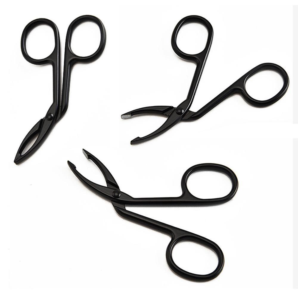 Eyebrow Plucking Makeup Eye Brow Clips Eyebrow Scissors Tweezers Eyebrow Pliers Lash Hairs Puller
