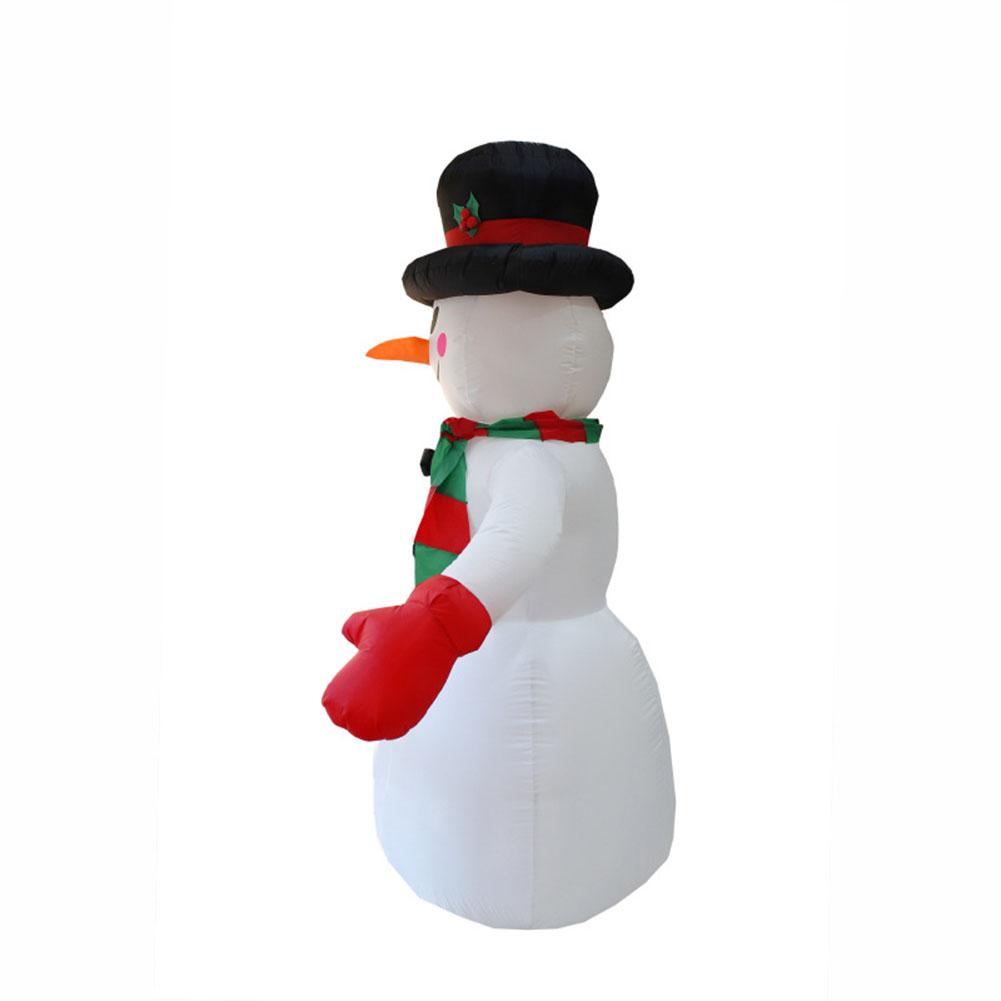 8 FT Height Inflatable Snowman for Christmas Home Yard Ornaments Stage Prop American Plug