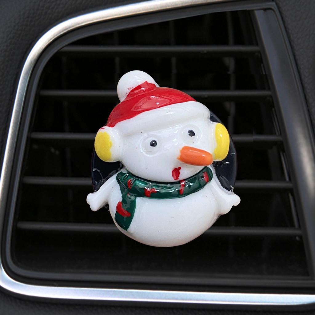 Cute Cartoon Car Air Vent Perfume Holder Christmas Decorative Accessories For Car Interior