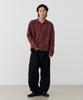 KNOUUN Wide Tapered Chino Pants (Black)
