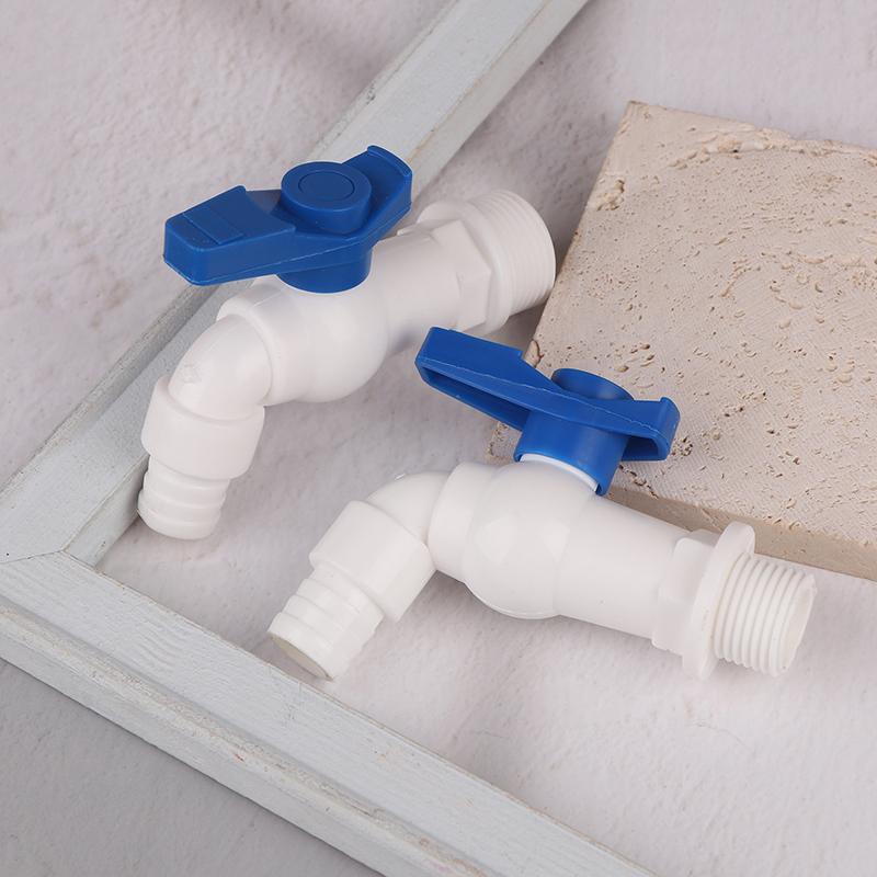 1 Pz 1/2 3/4" Plastica Filetto Maschio Rubinetto Acqua Adattatore Rubinetto Serbatoio Rubinetto di Scarico Valvola Acquario Rubinetto di Ricambio Accessori Giardino