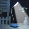 Wiederaufladbare LED-Schreibtischlampe, tragbar, USB-Aufladung & Netzstecker, 360 Grad flexibler Schlauch, Leselampe für Studenten, Kinder