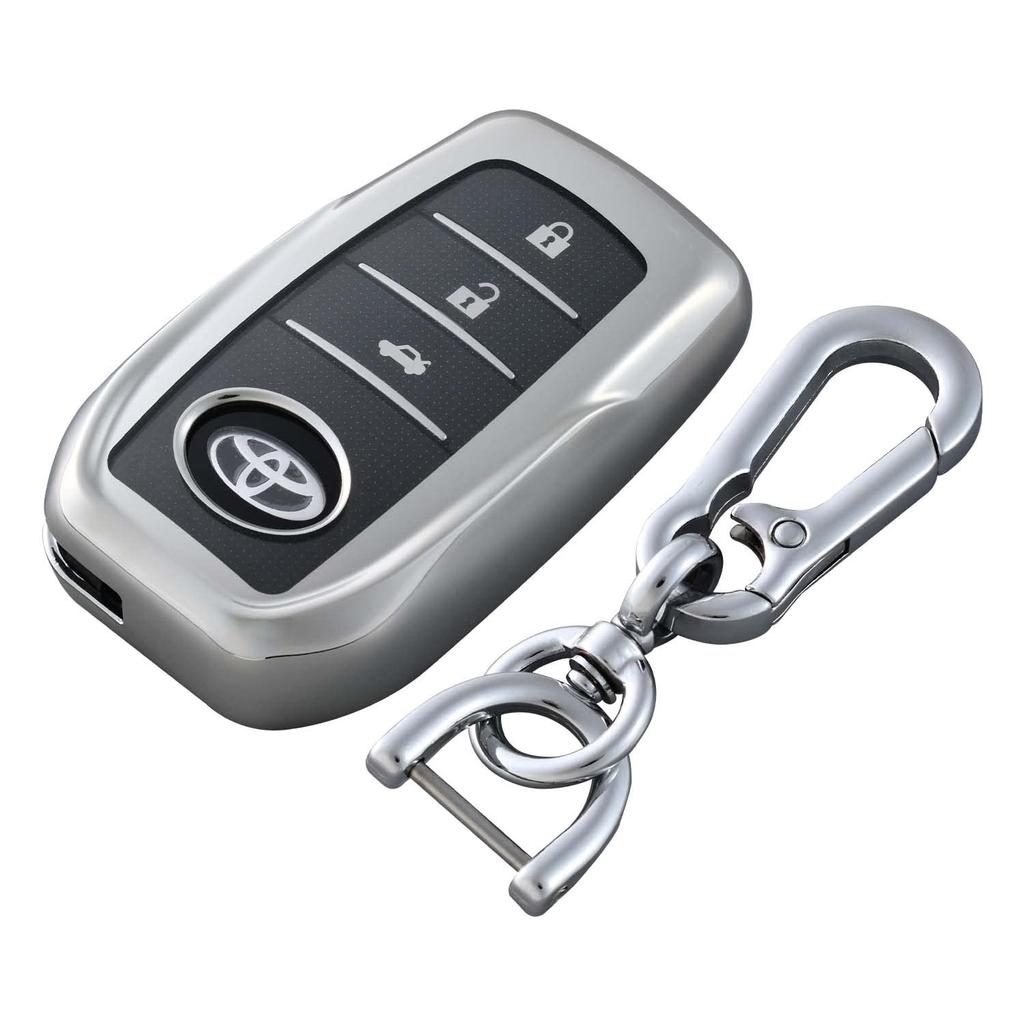 SEIWA Car Accessories Key Cover Toyota A Type Key Case WA88 Chrome Plated