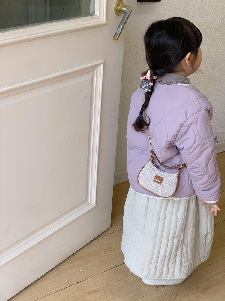 Retro Karomuster Mini Umhängetasche für Kinder & Eltern - Herbst/Winter Edition mit Lippenstift-Münzbörse