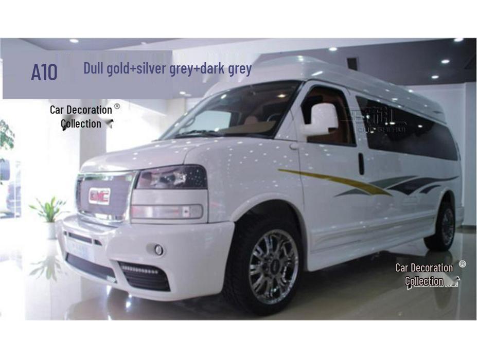 GMC Savana Business Star Decorative Car Stripes Decals