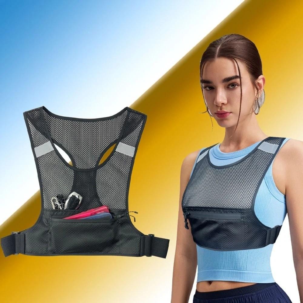 Lightweight Safety Reflective Vest Security Night Running Bag Outdoor Reflective Vest Bag Cycling