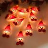 LED Snowman Christmas Garland String Lights Merry Christmas Tree Decorations for Home Christmas Ornament Navidad Noel New Year