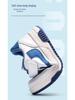 New Boys' Non-Slip Breathable Skate Shoes - Lightweight, Casual White Leather for Spring and Autumn