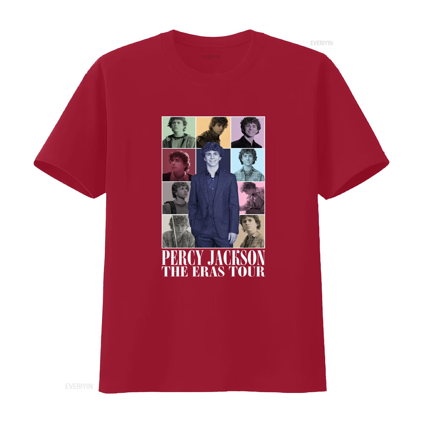 Percy Jackson The Eras Tour T Shirt Walker Scobell 2023 Camp Half Blood Greek Mythology Tv Series  vintage Washed Unisex S