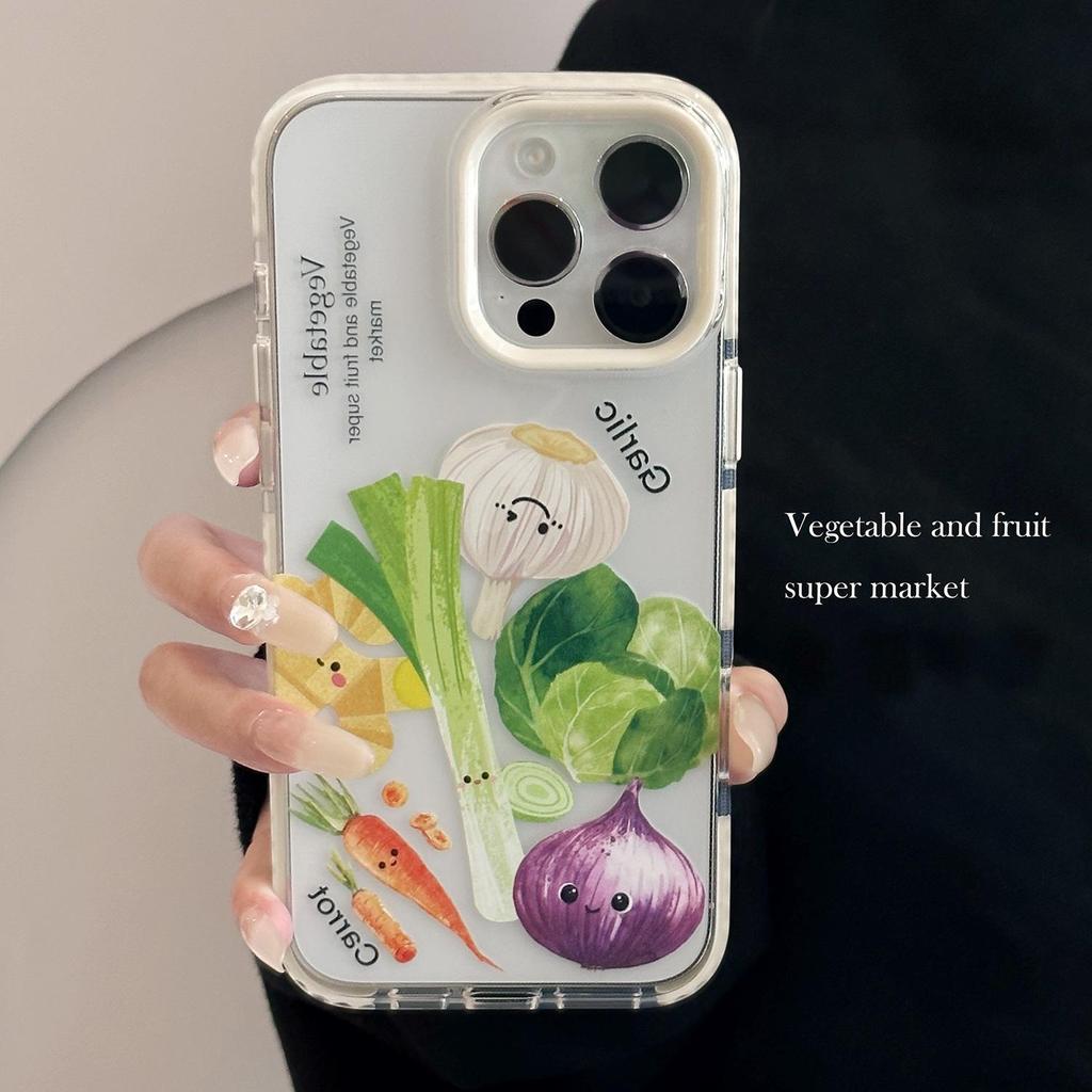 Creative vegetable phone case suitable for Apple phones
