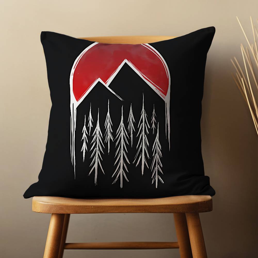 Welcome To T-Twin P-Peak Throw Pillow Case For 45x45cm,55x55cm,30x30cm For Home Bedroom Decoration And Protector