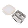 Outdoor Picnic Stainless Steel Food Container 1200m Capacity Lunch Box with Divided Compartments