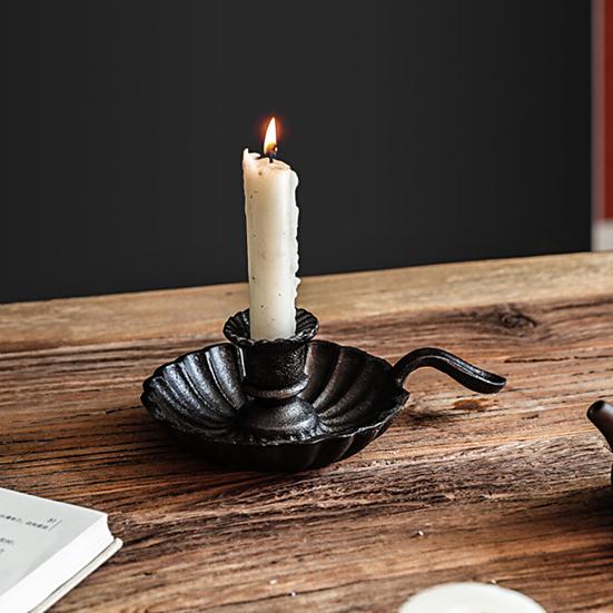 Candle Holder Exquisite Display Stand Romantic Vintage Desktop Candlelight Household Supply