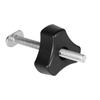 Metal Quick Acting Hold Down Clamp Set for T slot T Track Woodworking (T Screw+Knob Nut Only)