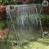 Suport de uscat haine Husa de ploaie Suport de uscat Husa protectoare ploaie PVC transparent Husa protectoare rufe pentru exterior