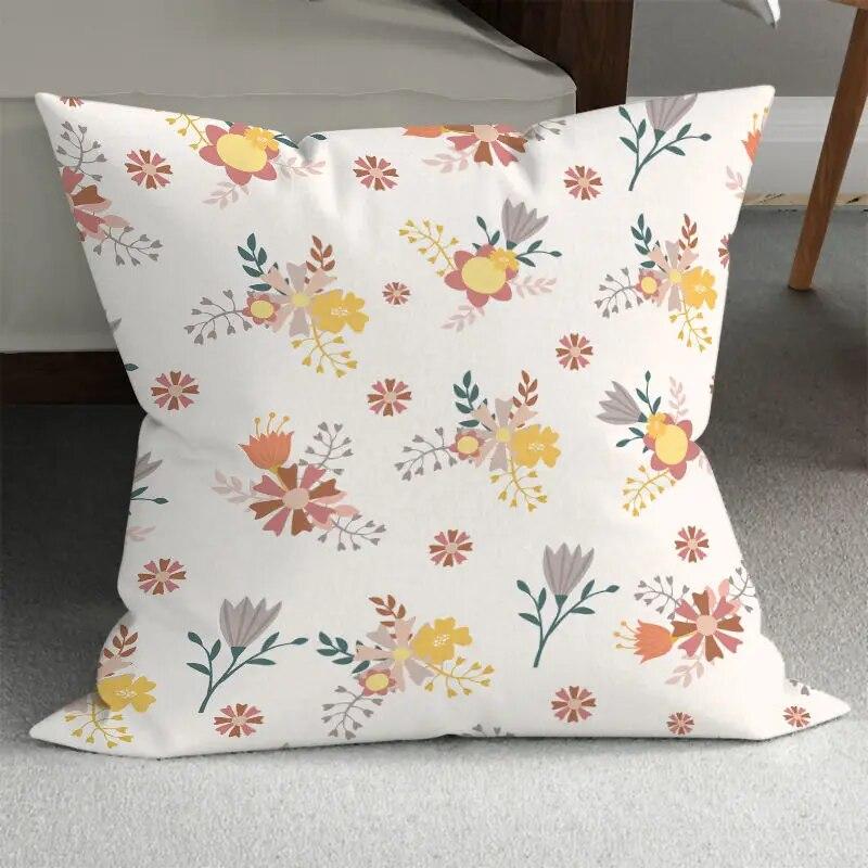Spring Beautiful Pillowcase Abstract Floral  Living Room  Bed Sofa