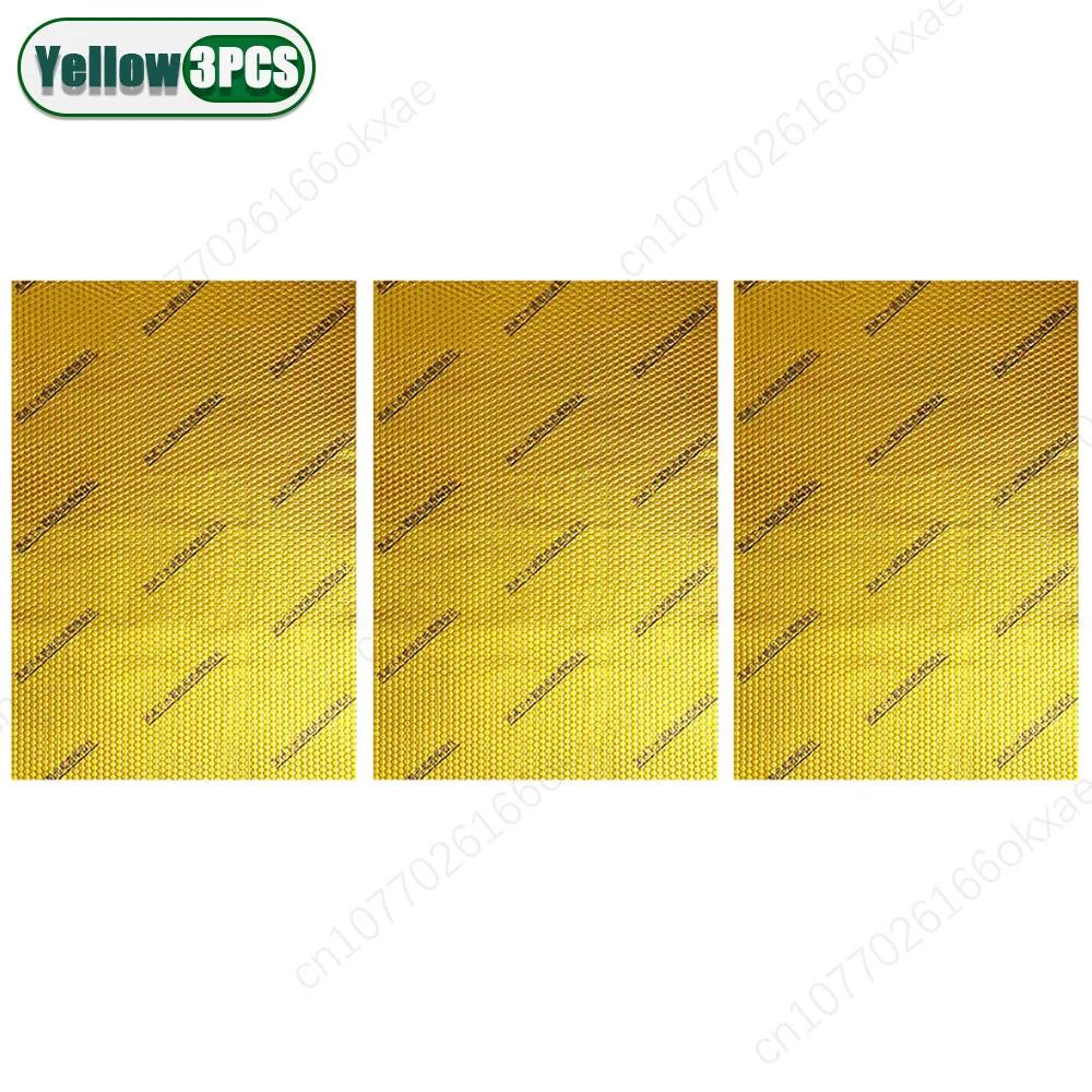 1-3KS 500*800mm 2mm Auto Zvuková Podložka Odhlučňovací Tlumič Teplotní Hluková Izolace Tlumící Podložka Kapota Pěna s Uzavřenými Buňkami Příslušenství