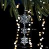 Five-pointed Stars Christmas Tree Decoration Snowflake Transparent Christmas Bell