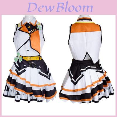 Project Sekai More More Jump Cosplay Costume Polyester Blend Sweet Anime Role Play Apparel