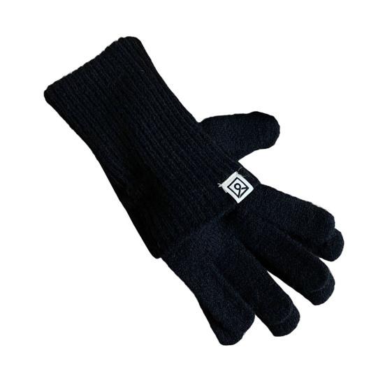 Women Convertible Winter Gloves Warm Touchscreen Gloves 2-in-1 Knitted Stretchy Texting Gloves for Daily Outings Driving