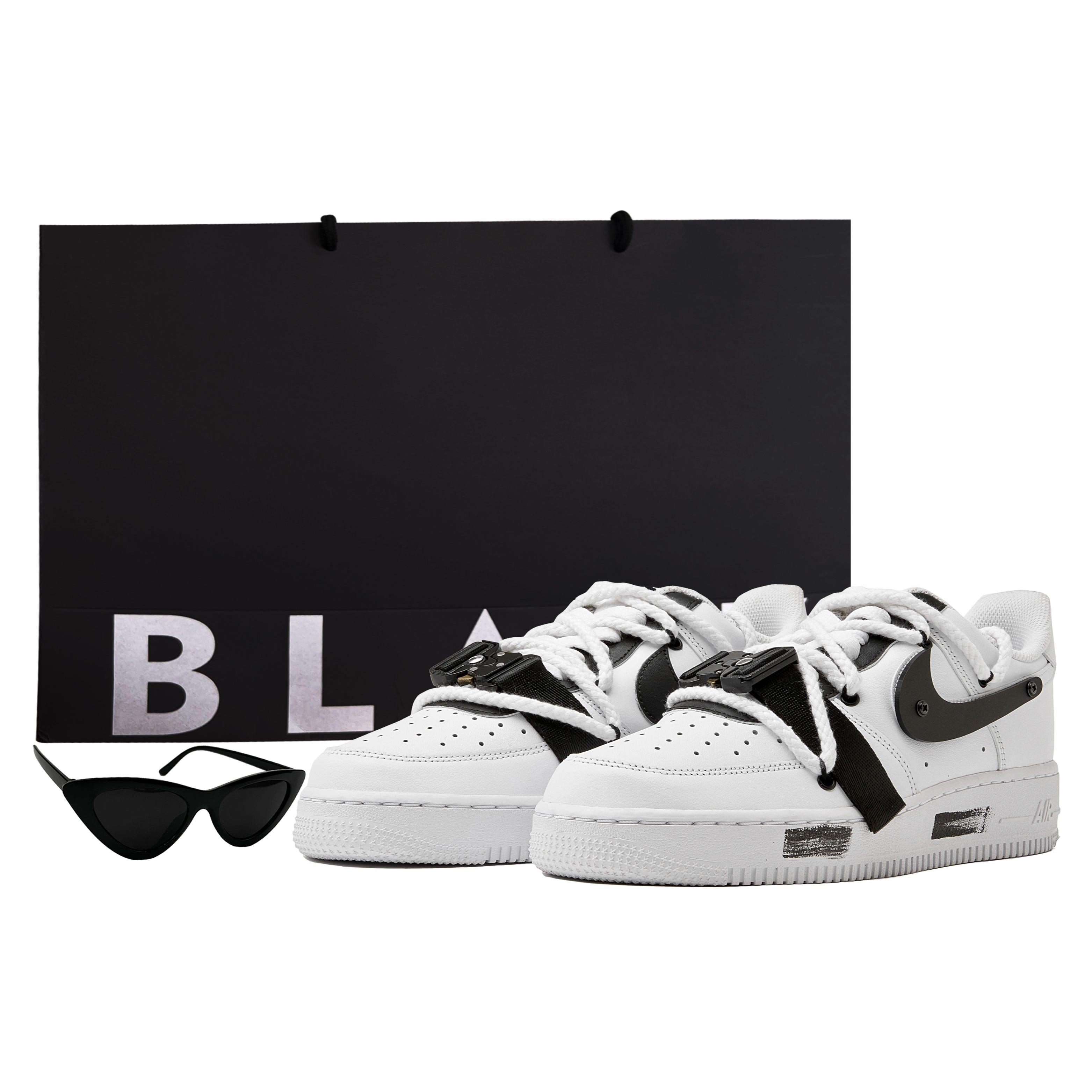

Nike Air Force 1 Low top Skateboard Shoes Unisex Black White CW2288-111(Team55-3DS-BOX) 42.5