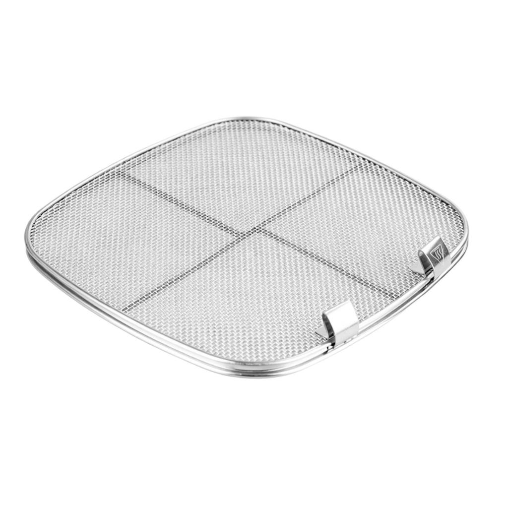 Stainless Steel Fine Mesh Splatter Screen Fit for Foodi AG301 AG300 AG300C AG301C AG302 AG400 5 in 1 Indoor Grill Fryer